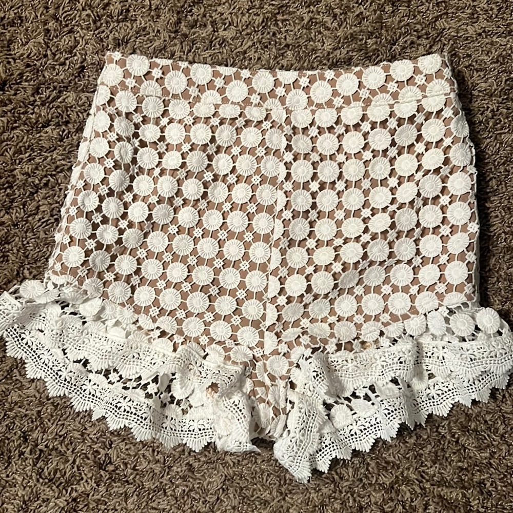Amaryllis x Dani Austin lace shorts XS